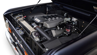 Classic Ford Bronco Ford Bronco 1972 Matte Navy Coyote Series Driver Engine series