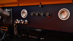Ford Bronco 1972 Matte Navy Coyote Series with Custom Orange Rolls Royce Interior 5.0L Engine