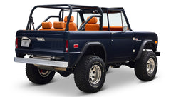 Ford Bronco 1972 Matte Navy Coyote Series with Custom Orange Rolls Royce Interior