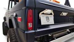 Ford Bronco 1972 Matte Navy Coyote Series with Custom Orange Rolls Royce Interior 5.0L Engine