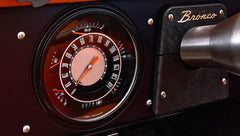 Ford Bronco 1972 Matte Navy Coyote Series with Custom Orange Rolls Royce Interior 5.0L Engine