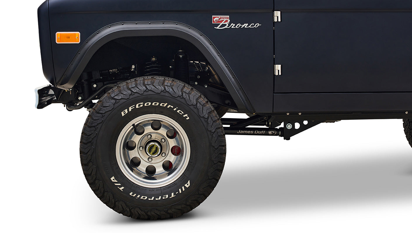 Ford Bronco 1972 Matte Navy Coyote Series with Custom Orange Rolls Royce Interior 5.0L Engine