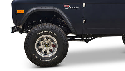 Ford Bronco 1972 Matte Navy Coyote Series with Custom Orange Rolls Royce Interior 5.0L Engine
