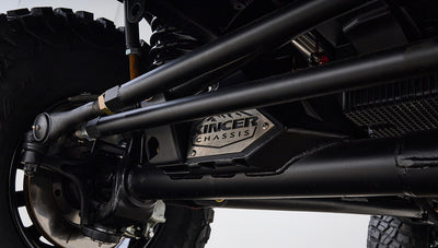 Ford Bronco 1973 Black Coyote Series with Custom Whiskey Diamond Stitch Interior