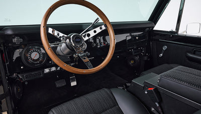 Ford Bronco 1973 Black Coyote Series with Black Soft Top Coyote 5.0L Engine