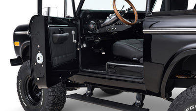 Ford Bronco 1973 Black Coyote Series with Black Soft Top