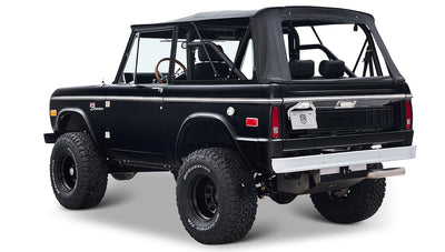 Ford Bronco 1973 Black Coyote Series with Black Soft Top