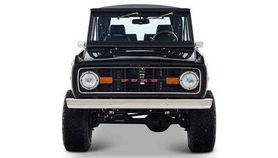 Ford Bronco 1973 Black Coyote Series with Black Soft Top