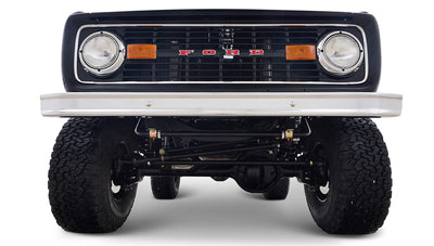 Ford Bronco 1973 Black Coyote Series with Black Soft Top