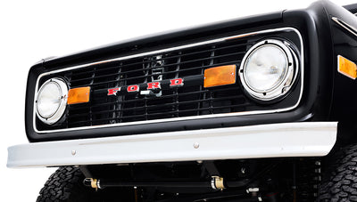 Ford Bronco 1973 Black Coyote Series with Black Soft Top