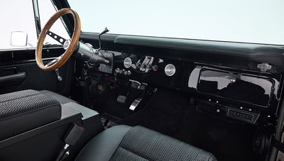 Ford Bronco 1973 Black Coyote Series with Black Soft Top Coyote 5.0L Engine