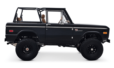 Classic Ford Bronco Ford Bronco 1973 Black Coyote Series Passenger Side series