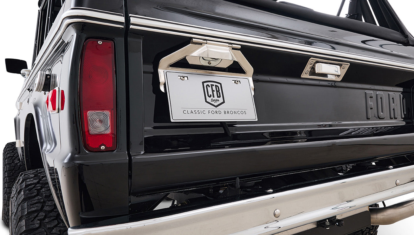 Ford Bronco 1973 Black Coyote Series with Black Soft Top Coyote 5.0L Engine