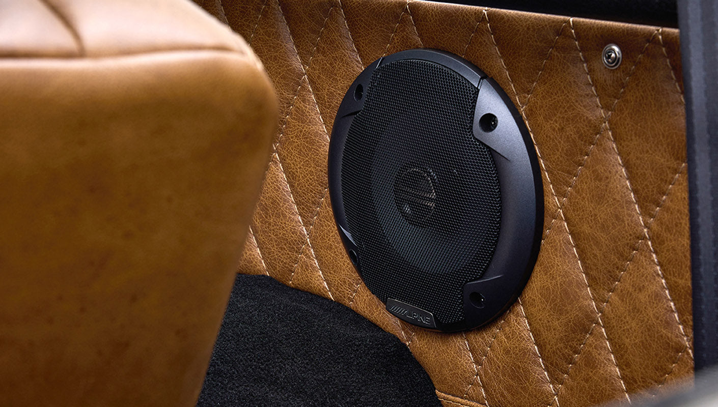 Ford Bronco 1973 Black Coyote Series with Custom Whiskey Diamond Stitch Interior