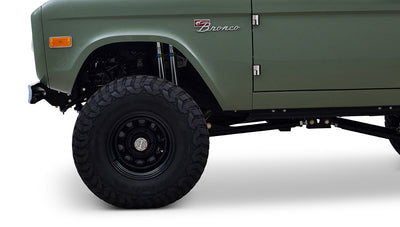 Ford Bronco 1973 Boxwood Green Coyote Series with Ball Glove Interior