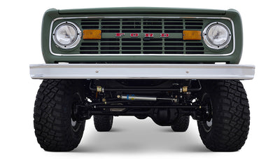 Ford Bronco 1973 Boxwood Green Coyote Series with Brown Soft Top