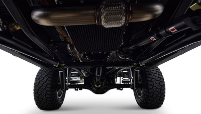 Ford Bronco 1973 Boxwood Green Coyote Series with Brown Soft Top Custom Leather Tartan Interior