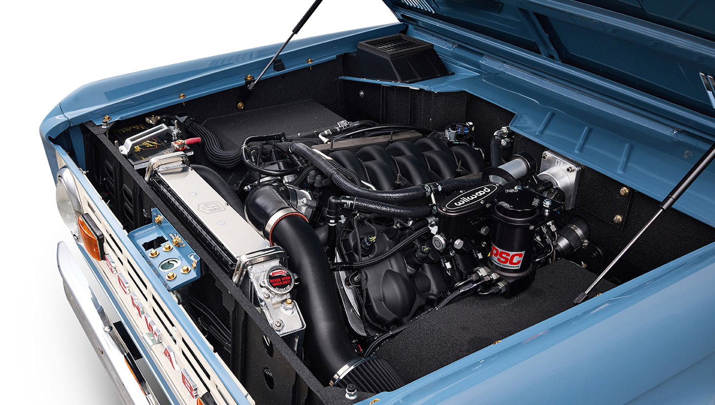 1973 Classic Ford Broncos Coyote Series with Bikini Top & Custom Leather and Tartan Plaid Interior