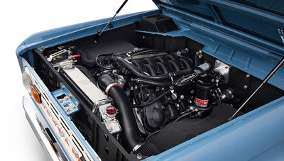 1973 Classic Ford Broncos Coyote Series with Bikini Top & Custom Leather and Tartan Plaid Interior