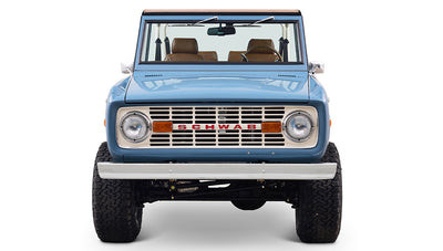 1973 Classic Ford Broncos Coyote Series with Bikini Top & Custom Leather and Tartan Plaid Interior