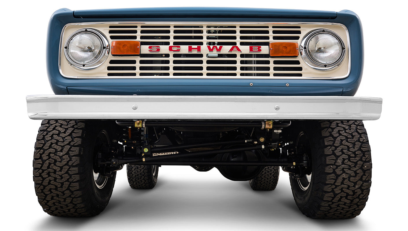 1973 Classic Ford Broncos Coyote Series with Bikini Top & Custom Leather and Tartan Plaid Interior