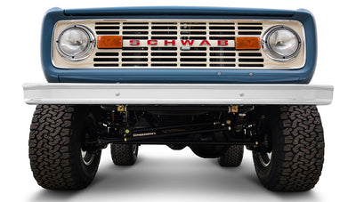 1973 Classic Ford Broncos Coyote Series with Bikini Top & Custom Leather and Tartan Plaid Interior
