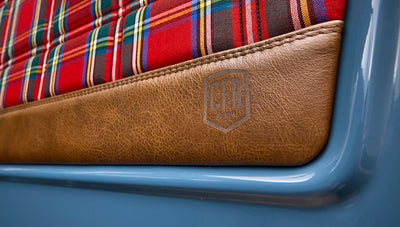 1973 Classic Ford Broncos Coyote Series with Bikini Top & Custom Leather and Tartan Plaid Interior