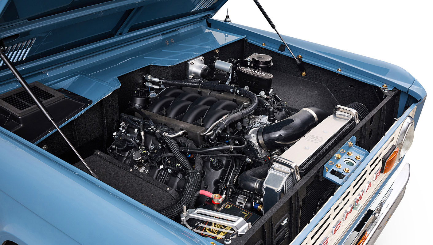 1973 Classic Ford Broncos Coyote Series with Bikini Top & Custom Leather and Tartan Plaid Interior