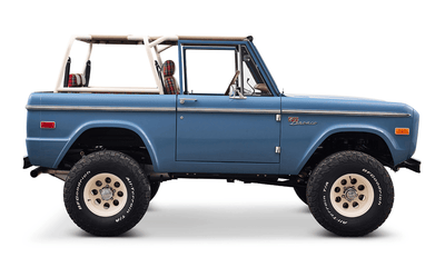 Classic Ford Bronco Ford Bronco 1973 Etna Blue Coyote Series Passenger Side series