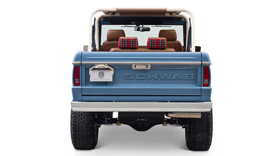 1973 Classic Ford Broncos Coyote Series with Bikini Top & Custom Leather and Tartan Plaid Interior