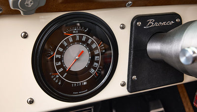 1973 Classic Ford Broncos Coyote Series with Bikini Top & Custom Leather and Tartan Plaid Interior