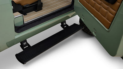 Ford Bronco 1973 Grasmere Green Coyote Series Wimbledon White Custom Interior