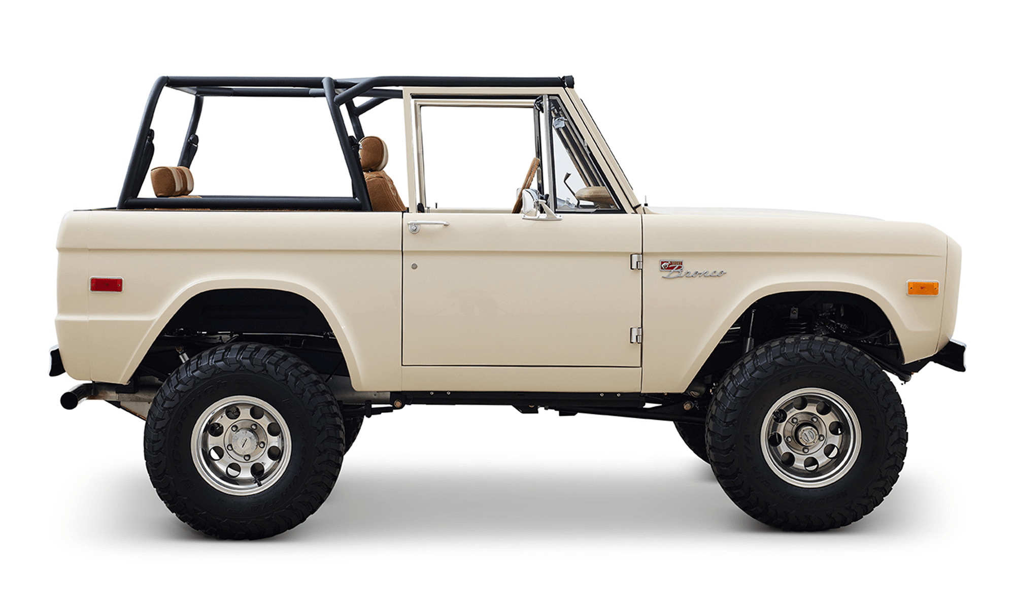 Classic Ford Bronco Ford Bronco 1973 Harvest Moon Coyote Series Passenger Side series