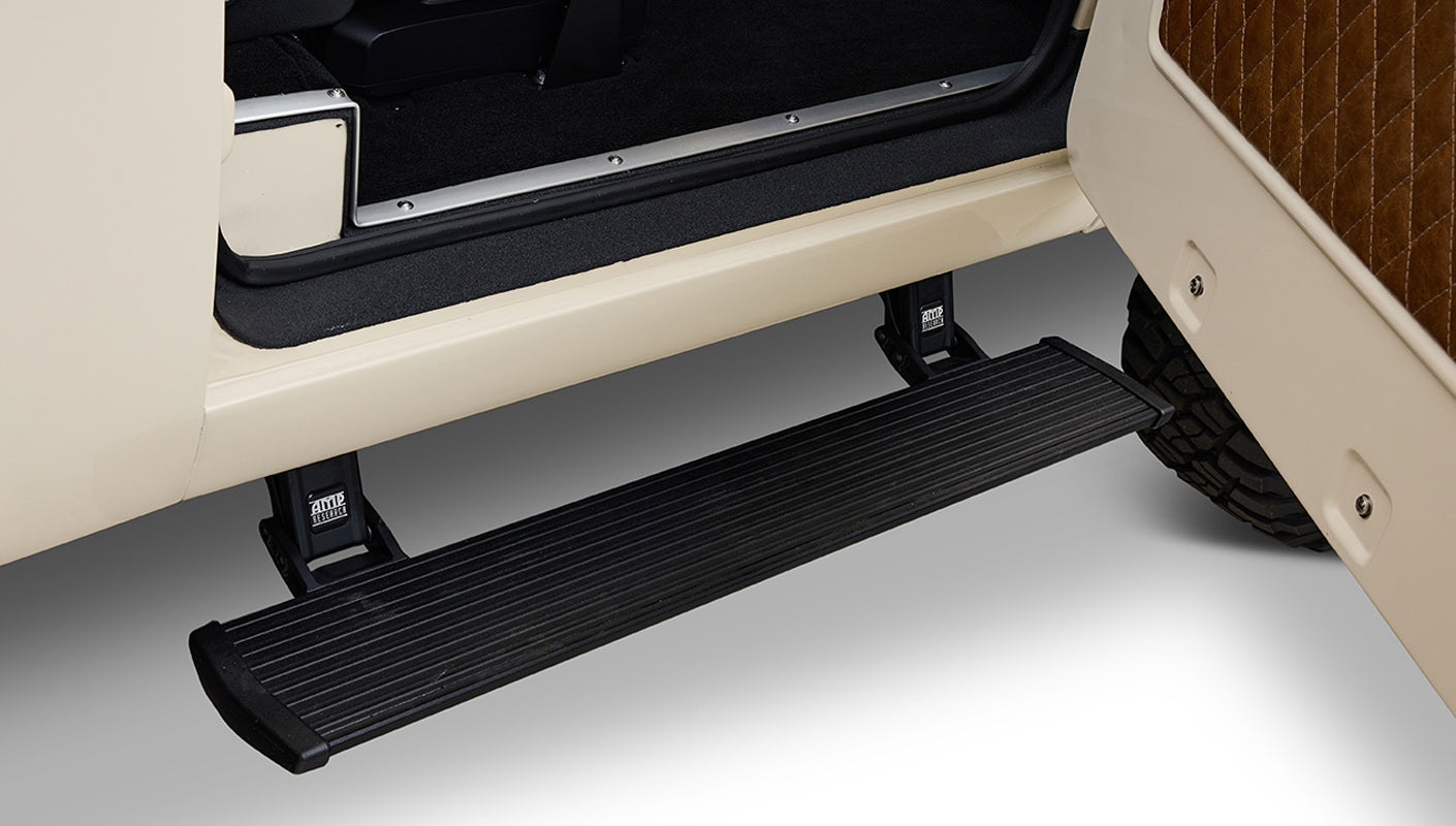 Ford Bronco 1973 Harvest Moon Coyote Series with Custom Whiskey Leather Diamond Stitch Interior