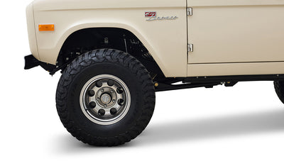 Ford Bronco 1973 Harvest Moon Coyote Series with Custom Whiskey Leather Diamond Stitch Interior