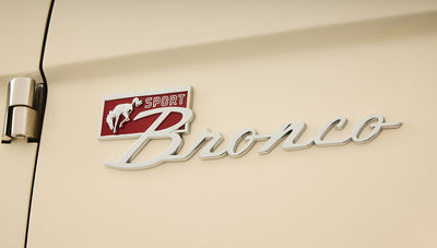Ford Bronco 1974 Harvest Moon Coyote Series Bronco Sport Emblem