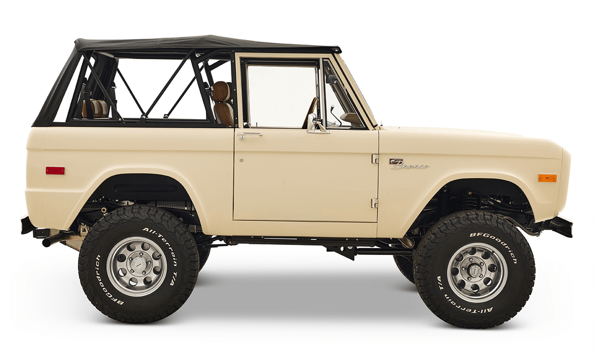 Classic Ford Bronco Ford Bronco 1974 Harvest Moon Coyote Series Passenger Side series