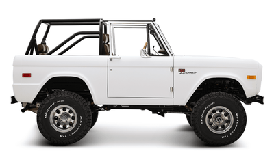 Classic Ford Bronco Ford Bronco 1974 White Coyote Series Passenger Side series