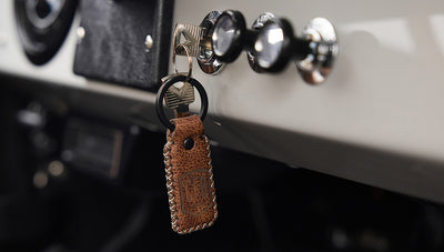 Classic Ford Bronco Ford Bronco 1975 Gray Keychain