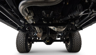 Ford Bronco 1977 302 Series in Adventurine Green with Black Soft Top custom exhaust