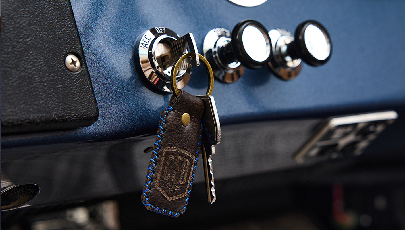 Ford Bronco 1975 Metallic Navy Coyote Series with Custom Diamond Stitch Leather Interior
