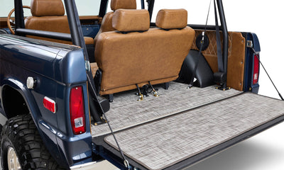 Classic Ford Bronco Ford Bronco 1975 Metallic Navy Coyote Series Tailgate Detil series