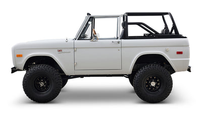 Ford Bronco 1975 Yulong White 302 Series Custom Black Interior