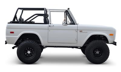 Classic Ford Bronco Ford Bronco 1975 Yulong White 302 Series Passenger Side series