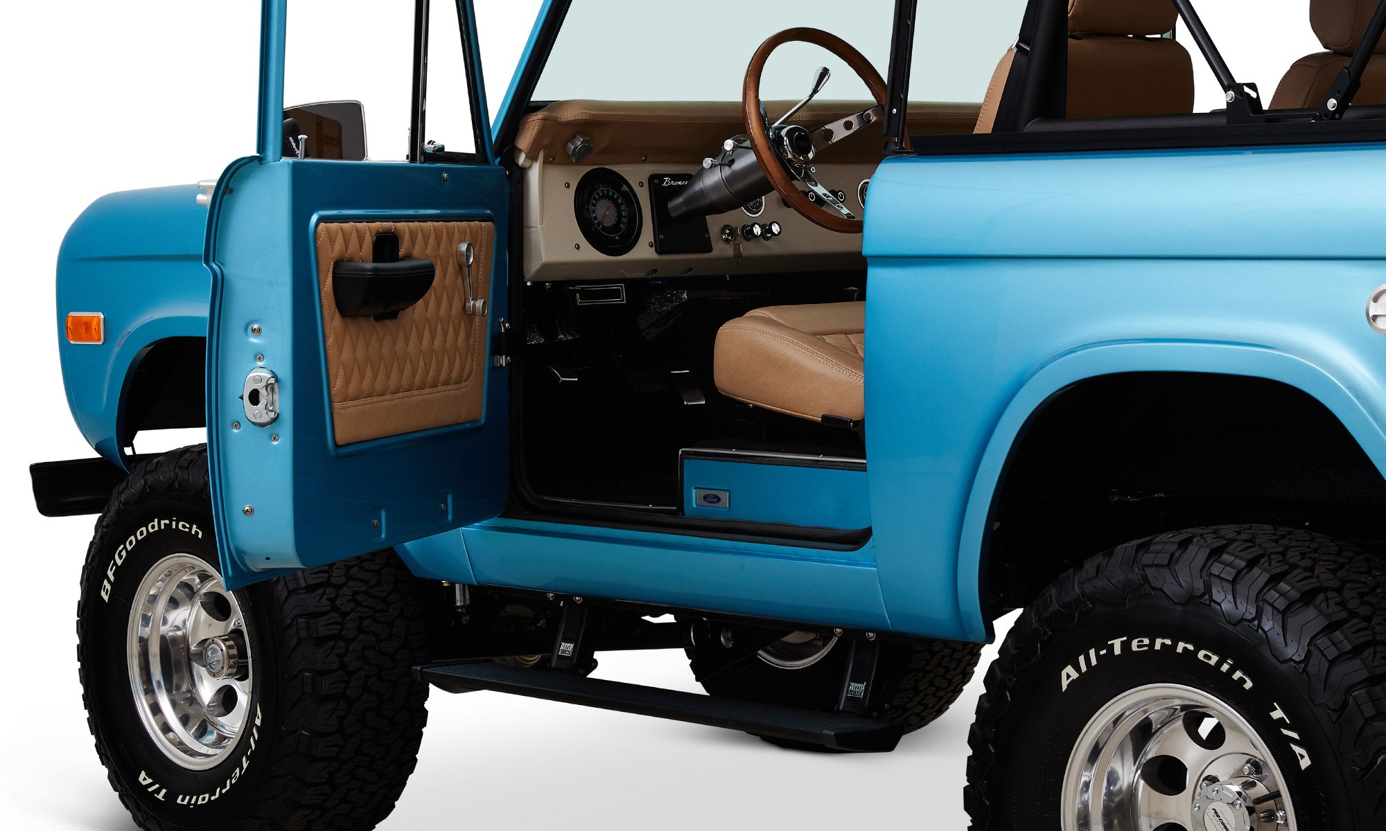 Classic Ford Bronco interior