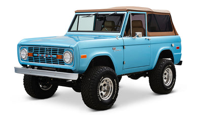 Classic Ford Bronco front driver-side view