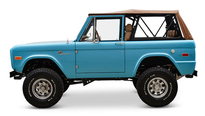 Ford Bronco 1974 Ocean Blue with Tan Soft Top