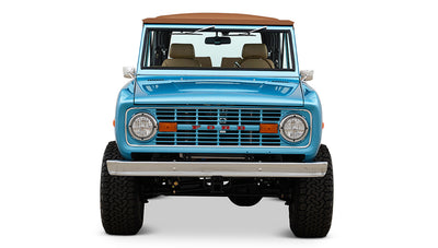 Ford Bronco 1974 Ocean Blue with Tan Soft Top