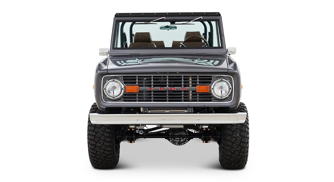 Classic Ford Bronco front view