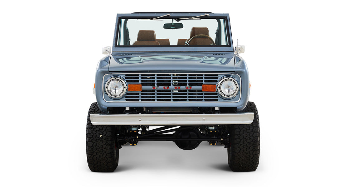 Classic Ford Bronco front view
